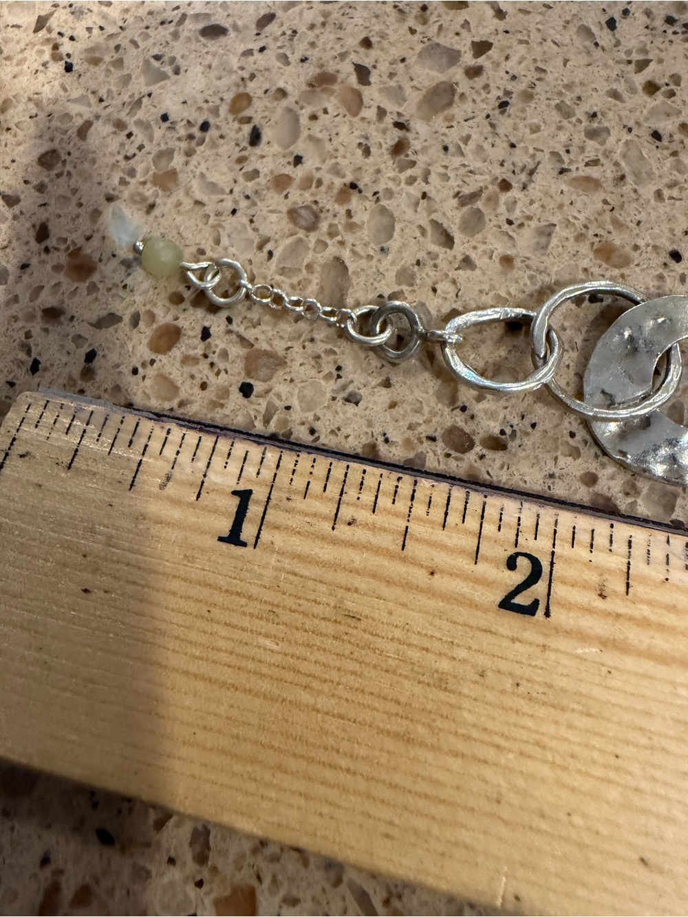 Silpada Sterling Silver Mixed Circle Link Bracelet - Picture 3 of 3